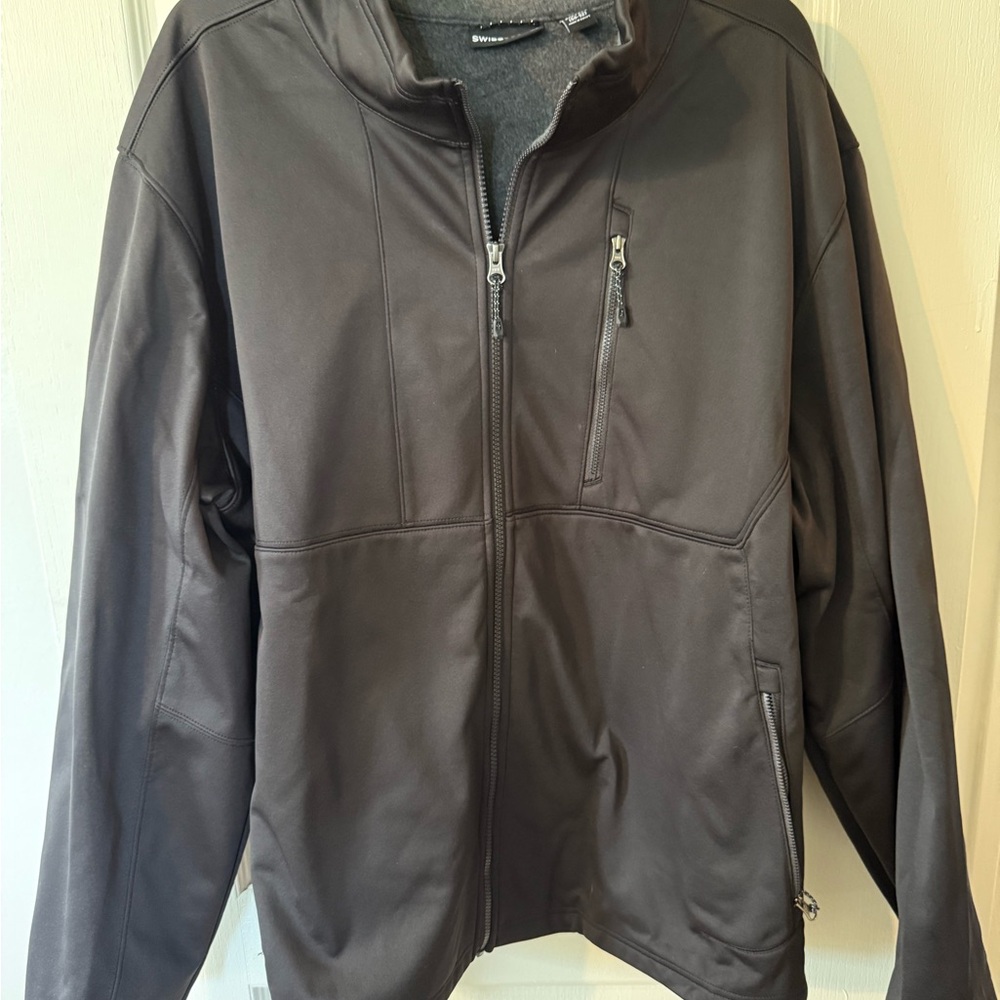 Men's Black Softshell Jacket